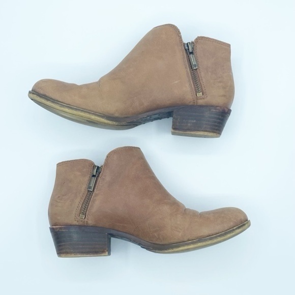 Lucky Brand Burklee booties leather ankle boots - Picture 4 of 8